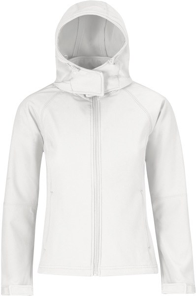 B&C CGJW937 - Women's Waterproof Softshell Jacket with Detachable Hood
