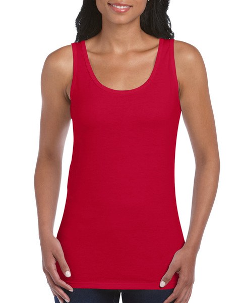 Gildan 64200L - Premium Softstyle® Cotton Tank Top with Wide Straps