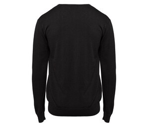 Pen Duick PK450 - Classic Men's V-Neck Sweater with Ribbed Details