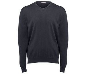 Pen Duick PK450 - Classic Men's V-Neck Sweater with Ribbed Details
