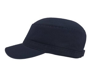 Atlantis AT098 - Chic Military Style Cotton Cap with Adjustable Fit