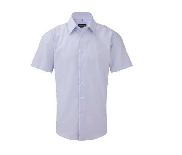 Russell Collection JZ923 - Classic Men's Fitted Oxford Shirt with Italian Collar