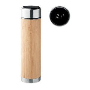 PANAY Eco-Friendly Stainless Steel Bamboo Thermos 480ml - GiftRetail MO6327