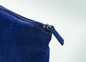 STYLE POUCH Recycled denim cosmetic pouch - GiftRetail MO6421