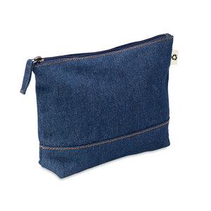 STYLE POUCH Recycled denim cosmetic pouch - GiftRetail MO6421