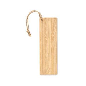KUMAKU Eco-Friendly Bamboo Bookmark with Jute Cord - GiftRetail MO6593