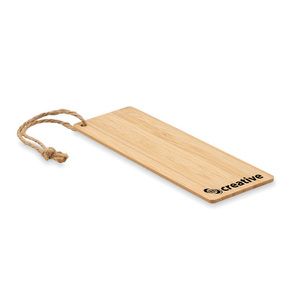 KUMAKU Eco-Friendly Bamboo Bookmark with Jute Cord - GiftRetail MO6593