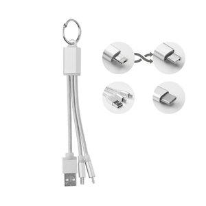 RIZO Key Ring with Micro USB and Type C Cable - GiftRetail MO9292