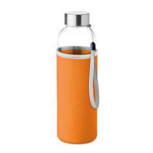 UTAH GLASS Eco-Friendly 500ml Glass Bottle with Neoprene Cover - GiftRetail MO9358