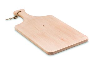 ELLWOOD LUX Premium EU Alder Wood Cutting Board with Handle - GiftRetail MO9624