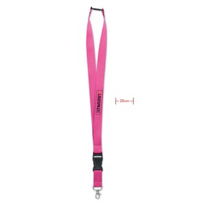 WIDE LANY Premium 25mm Lanyard with Metal Hook and Safety Breakaway - GiftRetail MO9661