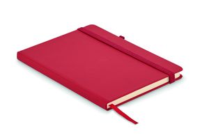 ARPU Eco-Friendly Recycled Leather A5 Notebook with Pen Holder - GiftRetail MO6835