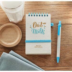MITO SET Eco-Friendly A6 Notebook and Pen Set from Recycled Milk Cartons - GiftRetail MO6837