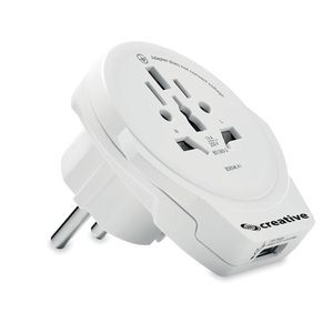 Skross MO6881 - WORLD TO EUROPE Universal World to Europe Adapter with USB Port