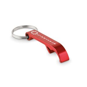 OVIKEY Eco-Friendly Recycled Aluminium Key Ring Opener - GiftRetail MO6923