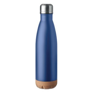 ASPEN CORK Double Wall Stainless Steel Cork Base Bottle 500ml - GiftRetail MO6313