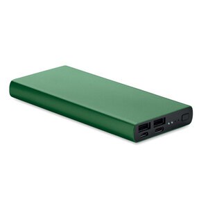 POWERFLAT UltraSlim 10000mAh Aluminum Quick Charge Power Bank - GiftRetail MO6770