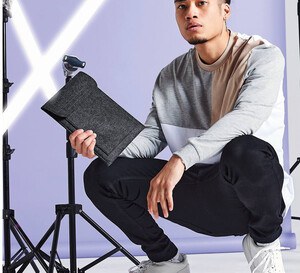 Bag Base BG727 - Versatile Polyester Felt Tablet Sleeve with Pocket