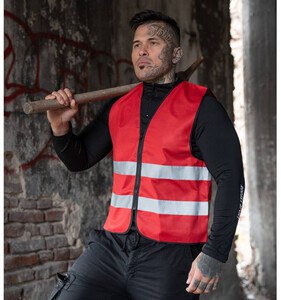 KORNTEX KX225 - SAFETY VEST WITH ZIPPER COLOGNE