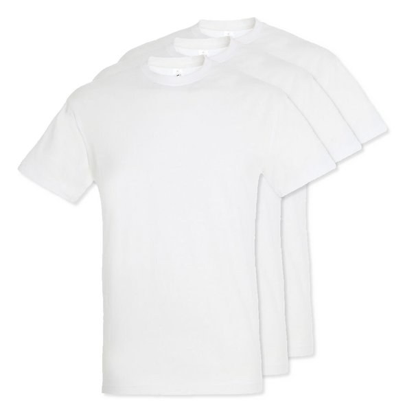 Pack of 3 SOL'S 11380 - REGENT Unisex Round Collar T Shirt