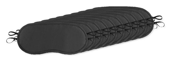 Pack of 100 GiftRetail MO9233 - BONNE NUIT Luxury Polyester Sleep Eye Mask for Restful Nights