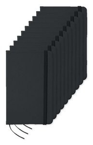 Pack of 100 GiftRetail MO1800 - NOTELUX Premium A6 Notebook with Hard PU Cover