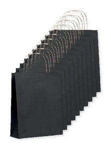 Συσκευασία 100 GiftRetail MO6172 - PAPER TONE S Eco-Friendly Small Kraft Paper Gift Bags with Handles